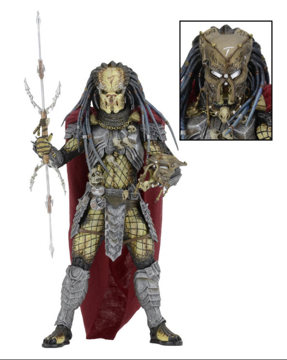 AvP: Elder Predator NECA 7” Red Cape Series 17 - Neca (Alien vs Predator) action figure collectible [Barcode 634482515396] - Main Image 3