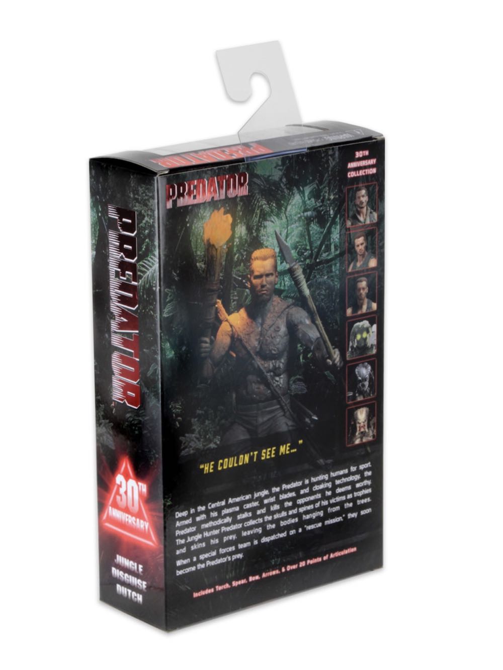 Dutch (Jungle Disguise) - NECA, Inc. (Predator) action figure collectible [Barcode 634482515556] - Main Image 3