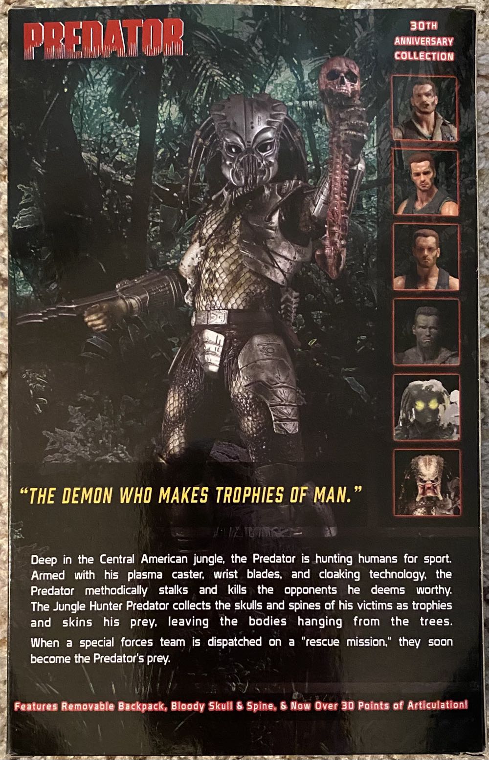 Predator (30th Anniversary): Jungle Hunter Masked (Prototype) - Neca/Reel Toys (Predator) action figure collectible [Barcode 634482515563] - Main Image 2
