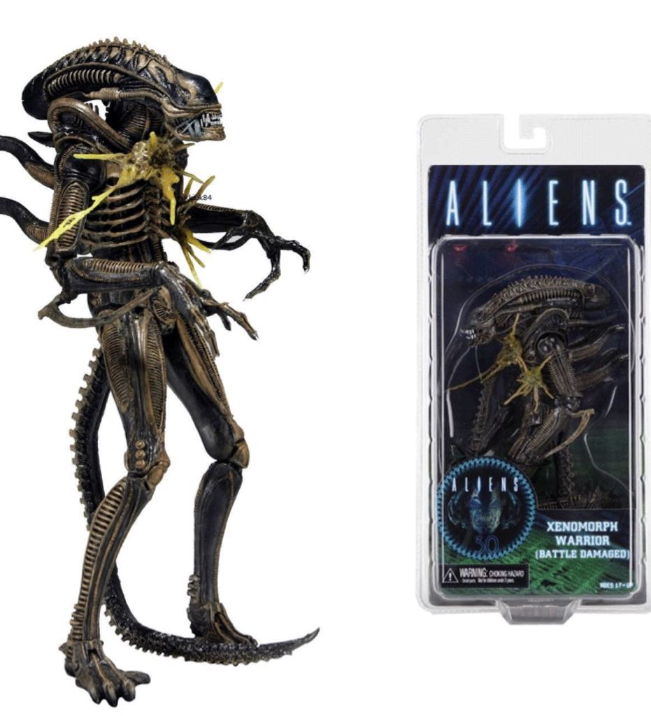 Alien Xenomorph Alien Warrior (Battle Damaged Brown) - Neca (Aliens) action figure collectible [Barcode 634482516812] - Main Image 2