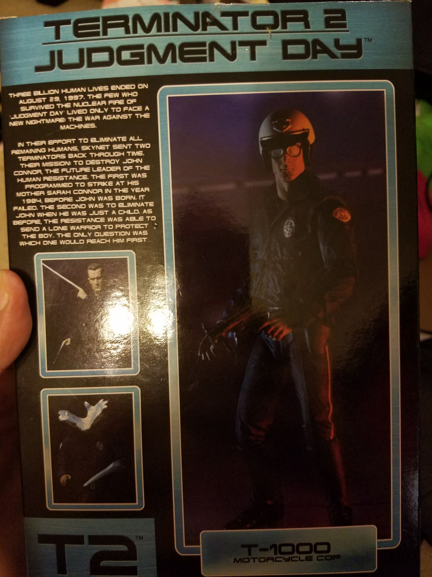 Neca Terminator T-1000 Motorcycle Cop - Neca Reel Toys (Terminator 2 Judgment Day) action figure collectible [Barcode 634482519141] - Main Image 2