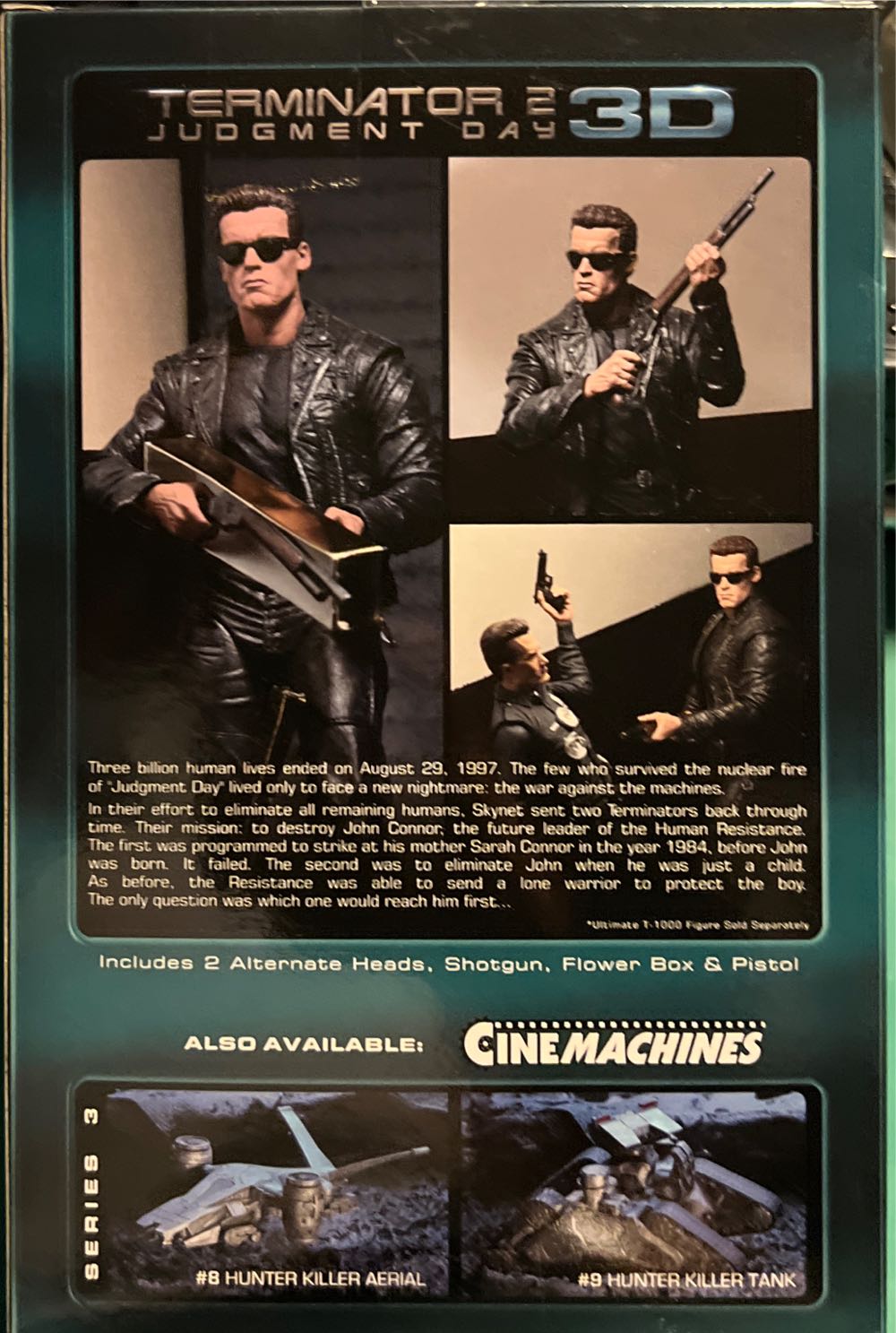 Terminator: T2: Judgement Day 3D: T-800 - Neca/Reel Toys (Sc-Fi) action figure collectible [Barcode 634482519165] - Main Image 3