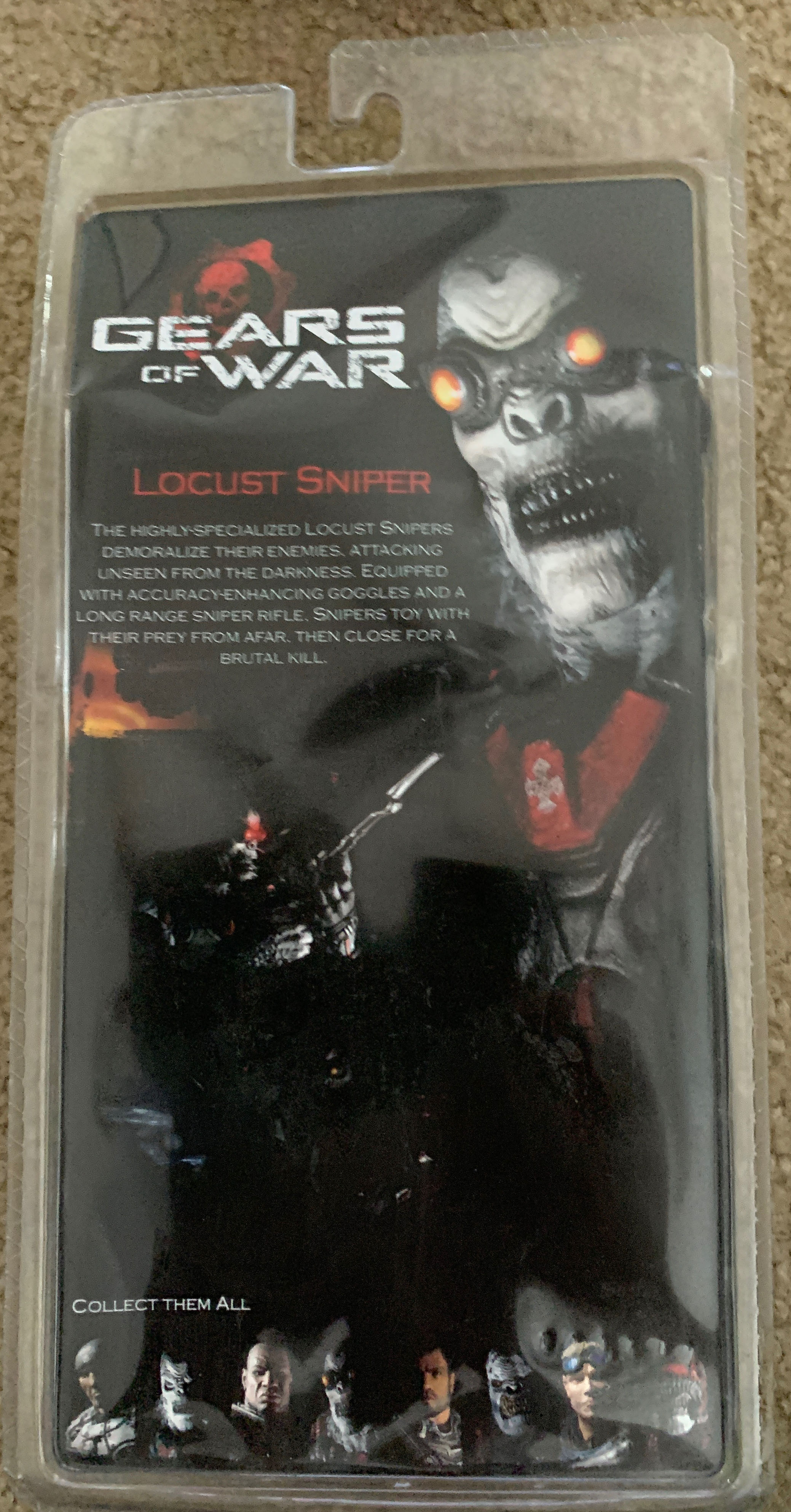Gears Of War Series 1 - Locust Sniper - Neca action figure collectible [Barcode 634482520147] - Main Image 2