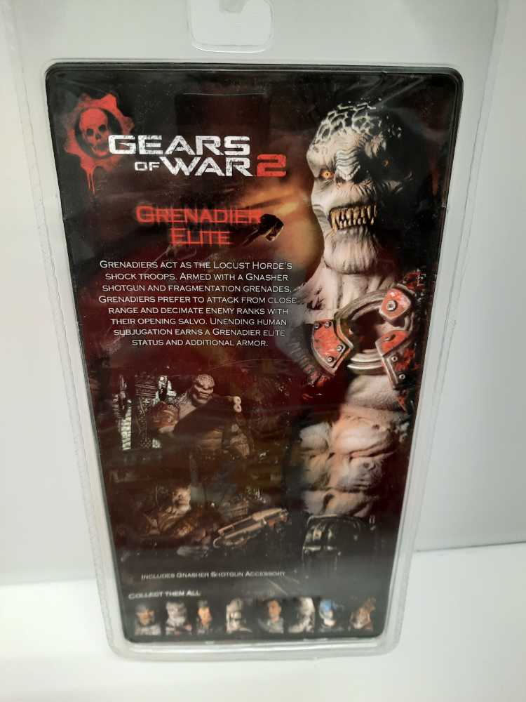 GRENADIER Elite - Player Select (Gears Of War 2) action figure collectible [Barcode 634482520949] - Main Image 2