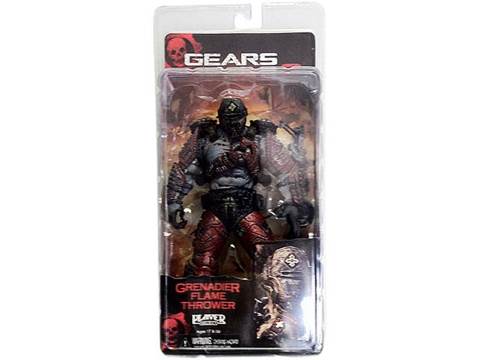 GRENADIER Flame Thrower - Player Select (Gears Of War 2) action figure collectible [Barcode 634482520956] - Main Image 1