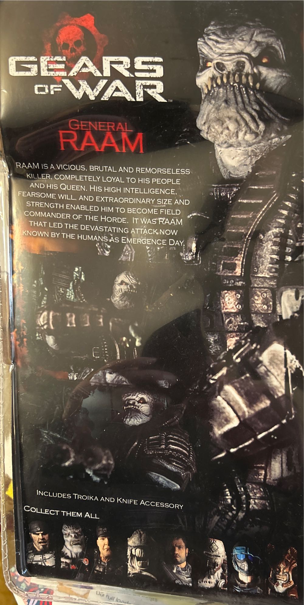 Gears Of War - Series TRU Exclusive - General RAAM  action figure collectible [Barcode 634482521120] - Main Image 2