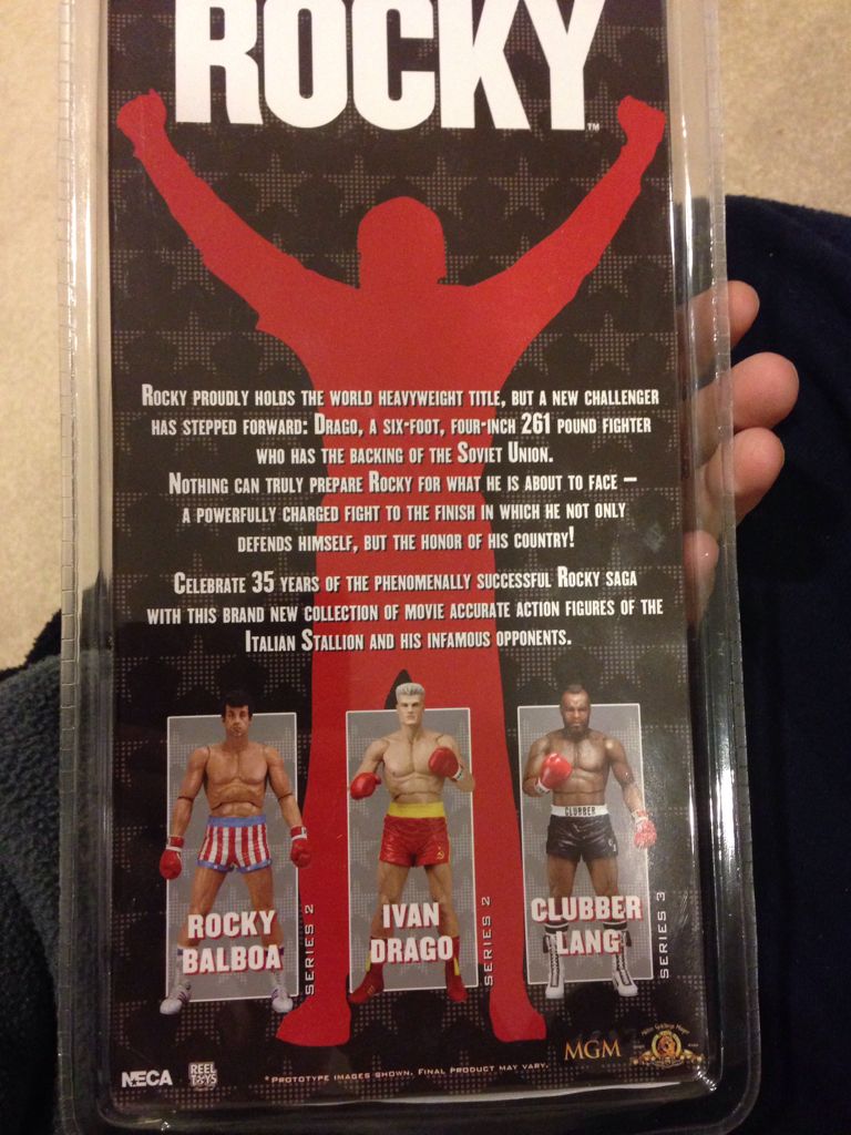 Rocky Balboa - Neca (Rocky 4) action figure collectible [Barcode 634482530283] - Main Image 2