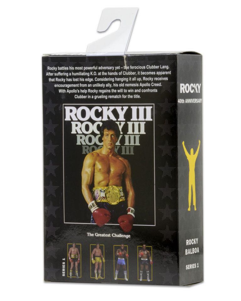 Rocky III - Anniversary Edition (Rocky Balboa) - Neca (Neca Reel Toys) action figure collectible [Barcode 634482530702] - Main Image 2