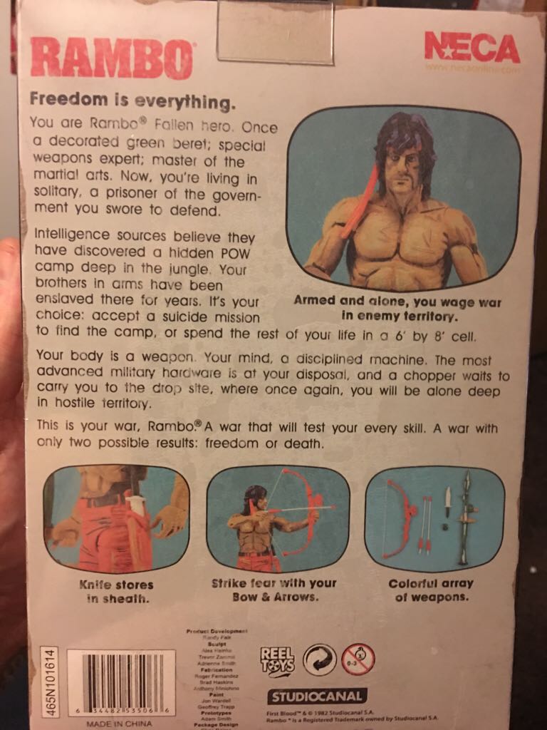 Rambo: Classic Video Game Appearance - NECA - REEL TOYS (Action/Adventure) action figure collectible [Barcode 634482535066] - Main Image 2