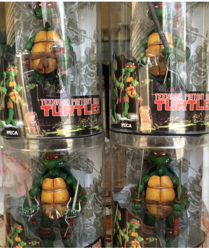 TMNT 4PCS Teenage Mutant Ninja Turtles Colored - Neca (Teenage Mutant Ninja Turtles) action figure collectible [Barcode 634482540053] - Main Image 2