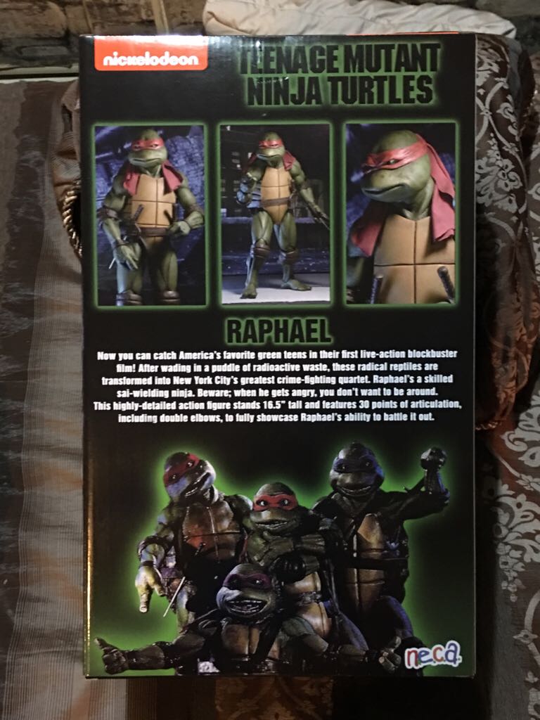 TMNT 1/4 Scale Raphael - Neca (Teenage Mutant Ninja Turtles) action figure collectible [Barcode 634482540534] - Main Image 2