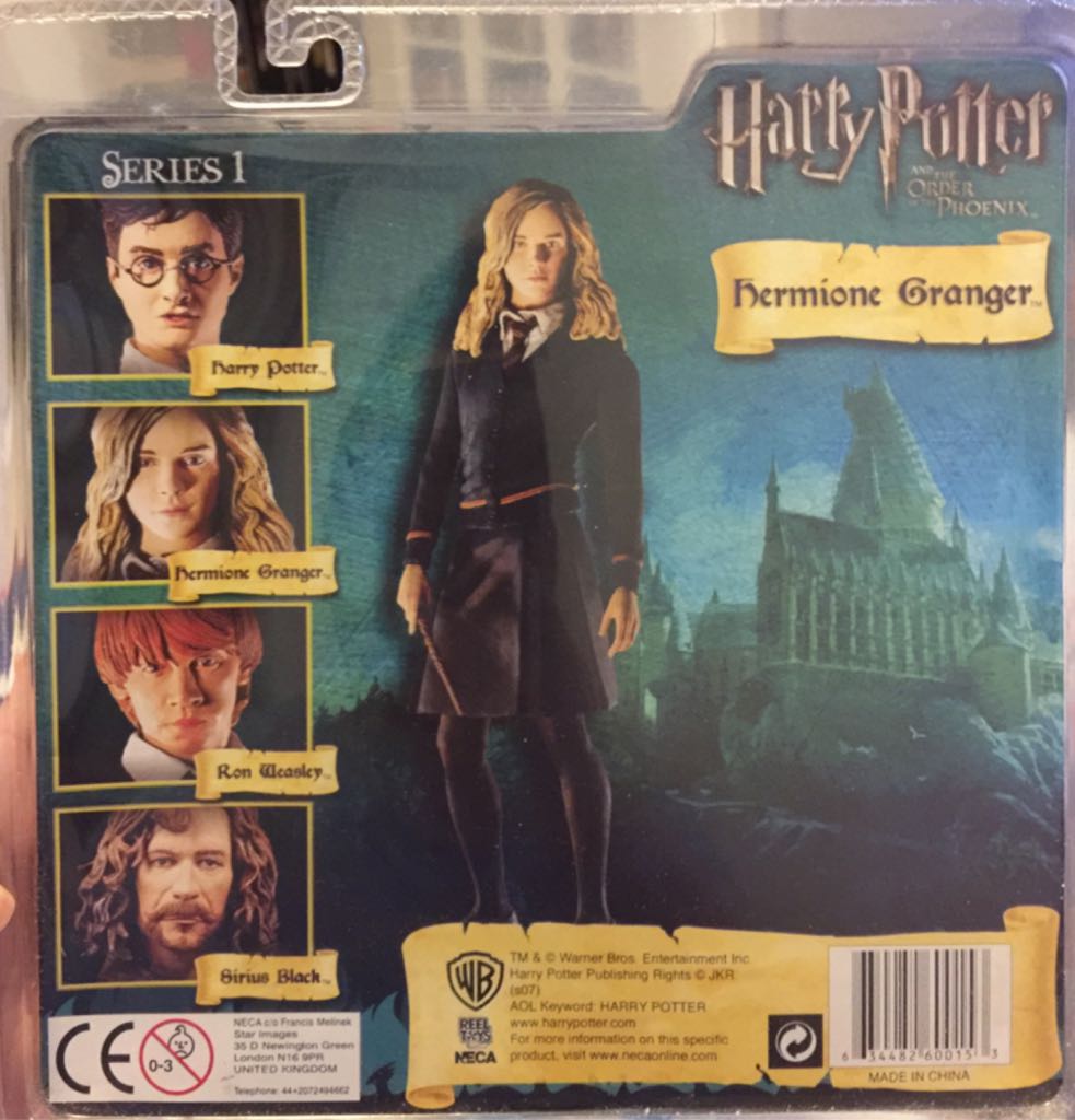 Hermione Granger With Wand And Base Series 1 - Neca (Harry Potter) action figure collectible [Barcode 634482600153] - Main Image 2