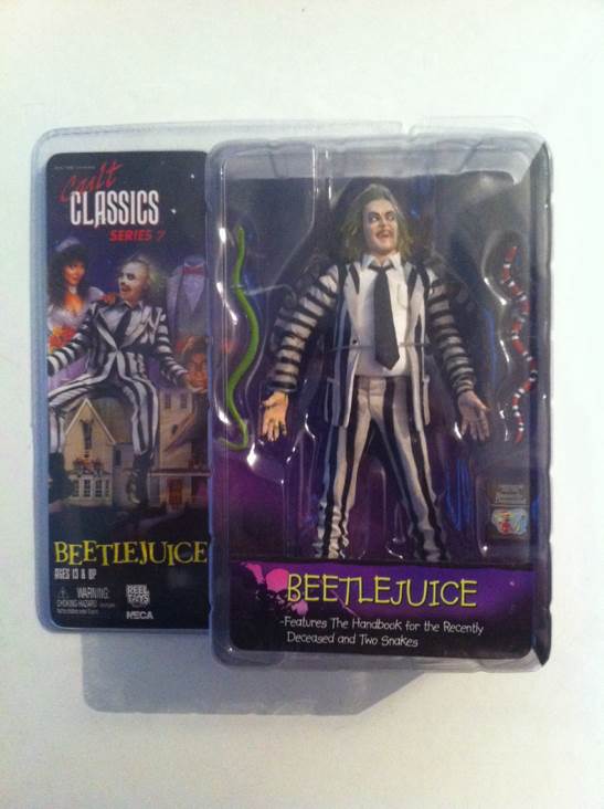 Betleejuice - Neca Reel Toys (Cult Classics) action figure collectible [Barcode 634482607107] - Main Image 1