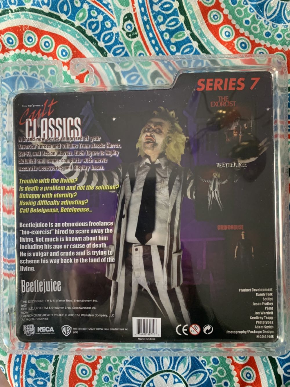 Betleejuice - Neca Reel Toys (Cult Classics) action figure collectible [Barcode 634482607107] - Main Image 3