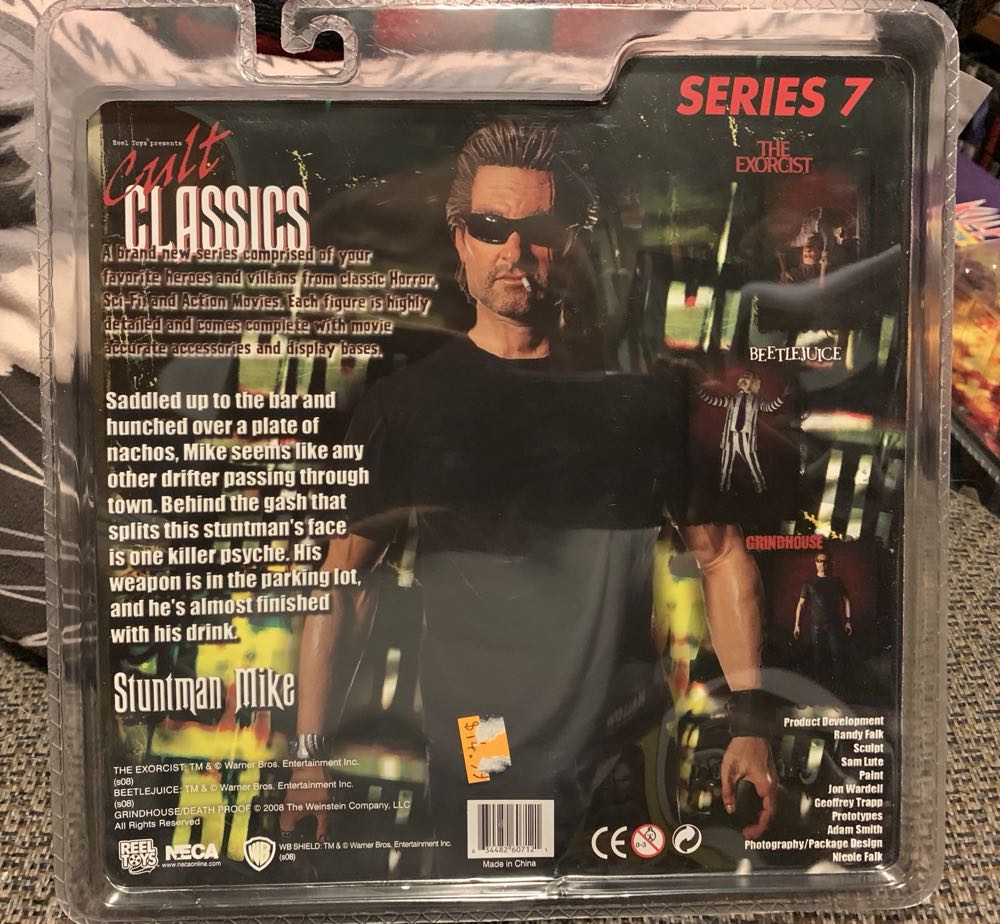 Death Proof: Grindhouse-Stuntman Mike - Neca Reel Toys (Cult Classics Series 7) action figure collectible [Barcode 634482607121] - Main Image 3