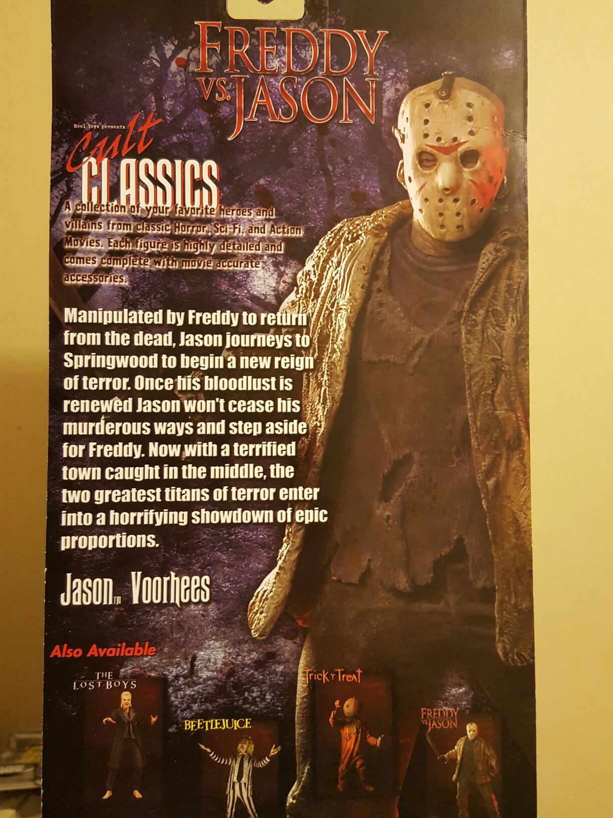 Freddy vs Jason - Jason Voorhees - Neca Reel Toys (Freddy Vs Jason) action figure collectible [Barcode 634482607466] - Main Image 2