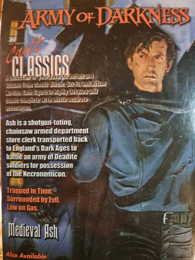 Medieval Ash - Autographed - Neca (Army Of Darkness) action figure collectible [Barcode 634482607589] - Main Image 2
