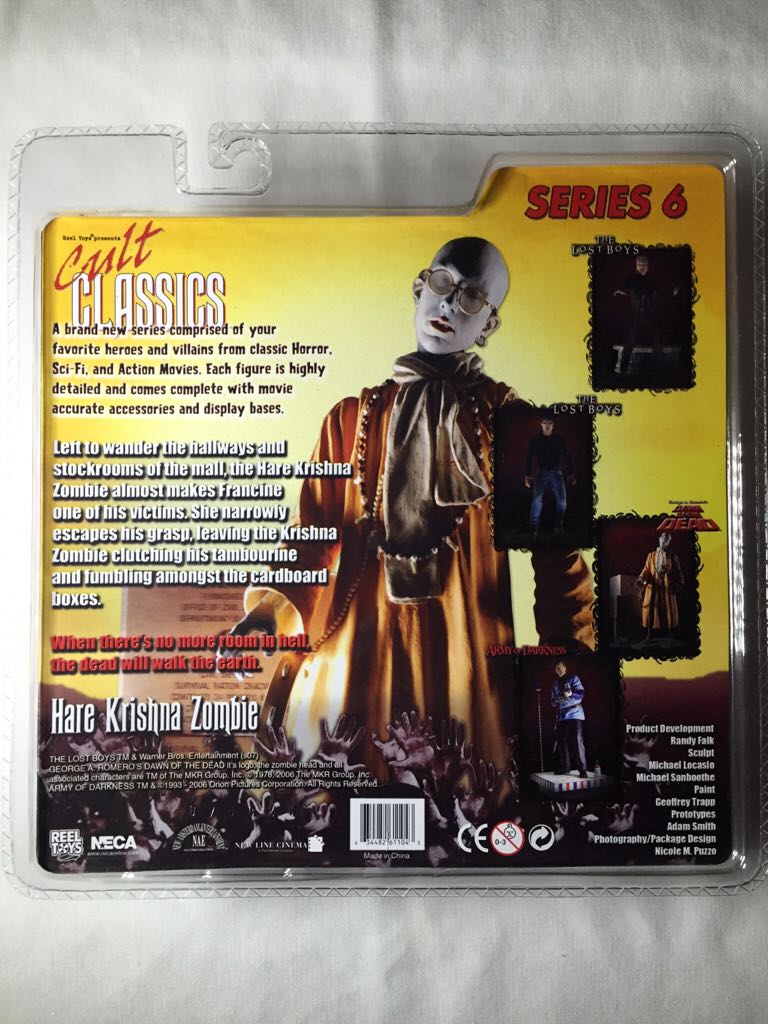 Cult Classics: Series 6 - Dawn Of The Dead (Hare Krishna) - Neca (Cult Classics 6: Dawn Of The Dead) action figure collectible [Barcode 634482611043] - Main Image 2
