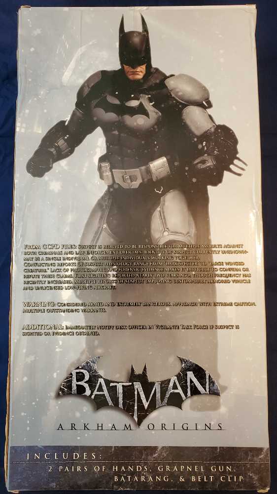 Batman Arkham Origins 1/4 Scale - Neca (Batman: Arkham Origins) action figure collectible [Barcode 634482612408] - Main Image 3