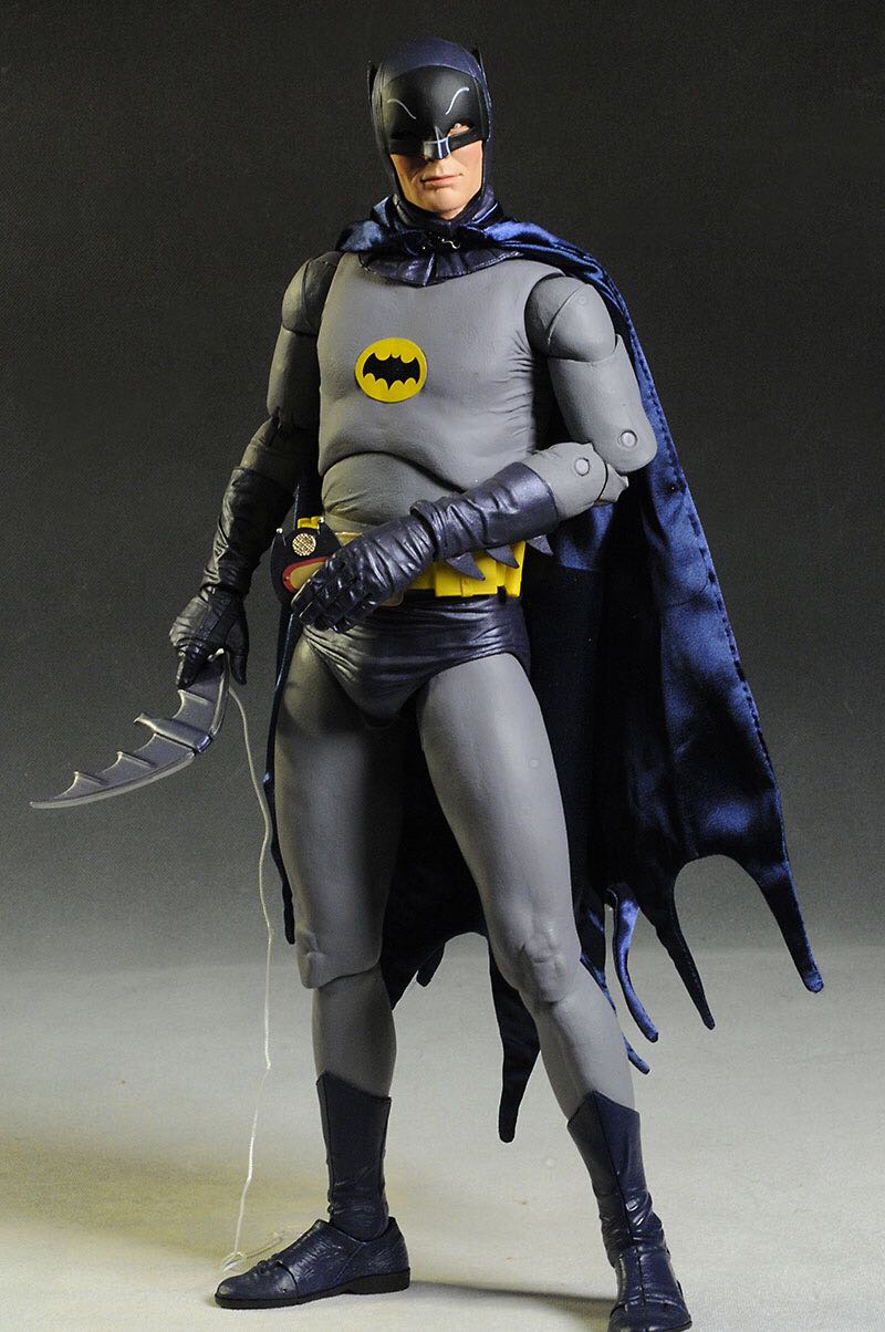 NECA Batman Adam West Action Figure, 1/4 Scale - Reel Toys (Adam West) action figure collectible [Barcode 634482612422] - Main Image 4
