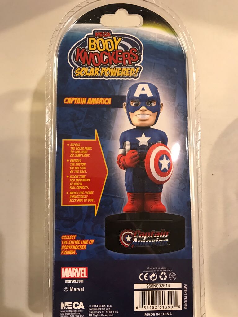 Neca Body Knockers - Captain America  action figure collectible [Barcode 634482613900] - Main Image 2