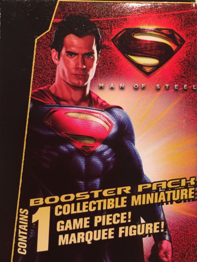 Superman Man OF Steel - Heroclix (Wizkids Marquee Figure) action figure collectible [Barcode 634482711408] - Main Image 2