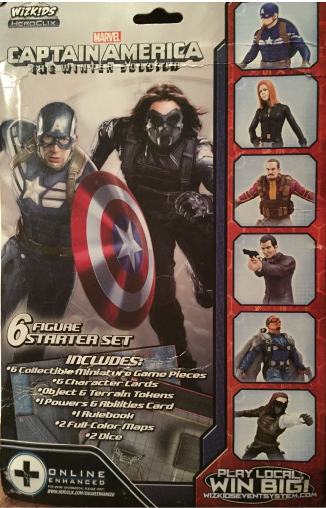 Captain América The Winter Soldier - Heroclix (6 Figures Starter Set) action figure collectible [Barcode 634482714201] - Main Image 2