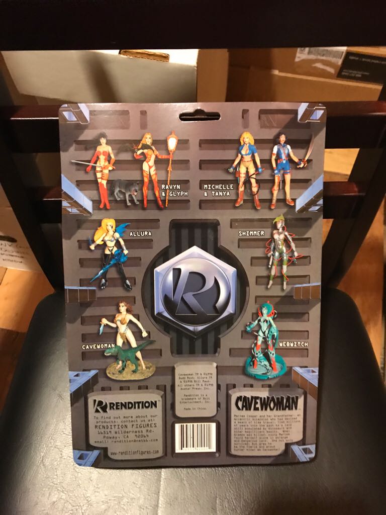 Rendition-Cavewoman - Rendition Figures (Cavewoman) action figure collectible [Barcode 636553410012] - Main Image 2