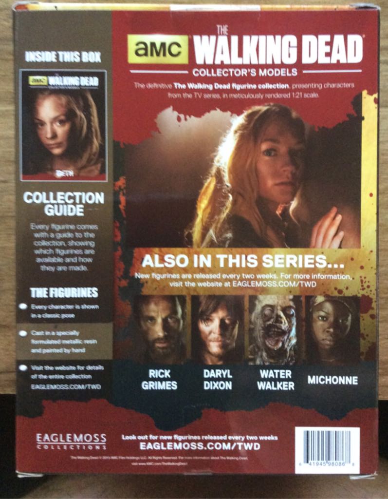 The Walking Dead: Collectors Models # 15 Beth NY - Eaglemoss Collections (The Walking Dead) action figure collectible [Barcode 641945980868] - Main Image 2