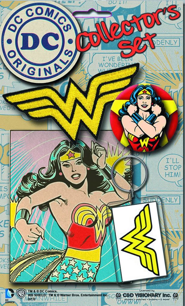 WONDER WOMAN Collector’s Set - C & D Visionary Inc. (Dc Originals) action figure collectible [Barcode 644256269691] - Main Image 1