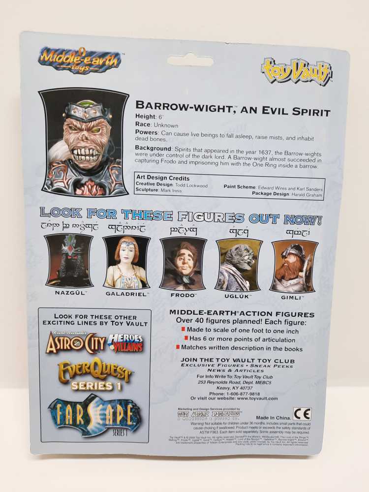Barrow-Wight: Evil Spirit Angmar   (LOTR: Toy Vault: 6”) action figure collectible [Barcode 651174010366] - Main Image 2