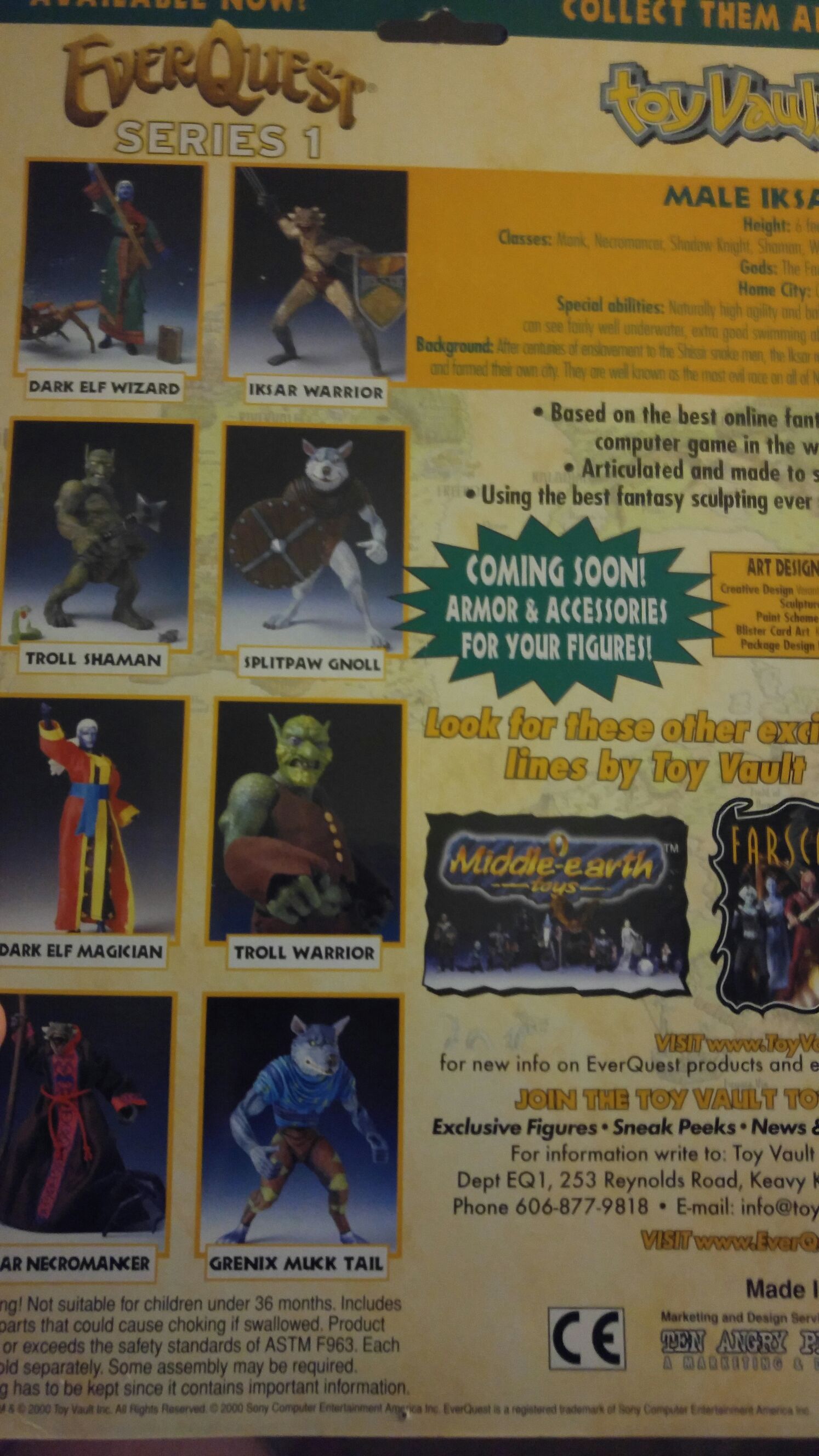 Iksar Necromancer - Toy Vault (Everquest) action figure collectible [Barcode 651174110080] - Main Image 2