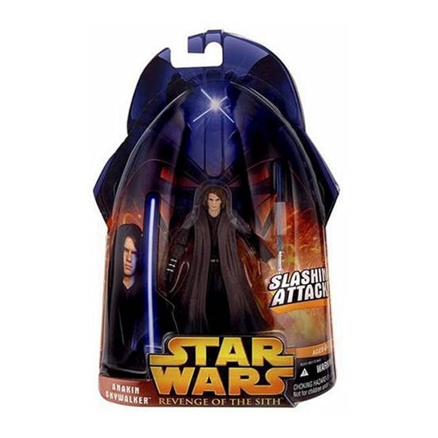 Anakin Skywalker (Slashing Attack) - Hasbro (Revenge Of The Sith) action figure collectible [Barcode 653569011354] - Main Image 4