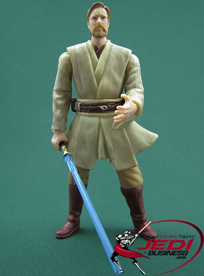 Obi-Wan Kenobi (Jedi Kick!) - Star Wars (Revenge Of The Sith) - Hasbro (Revenge Of The Sith) action figure collectible [Barcode 653569011361] - Main Image 2