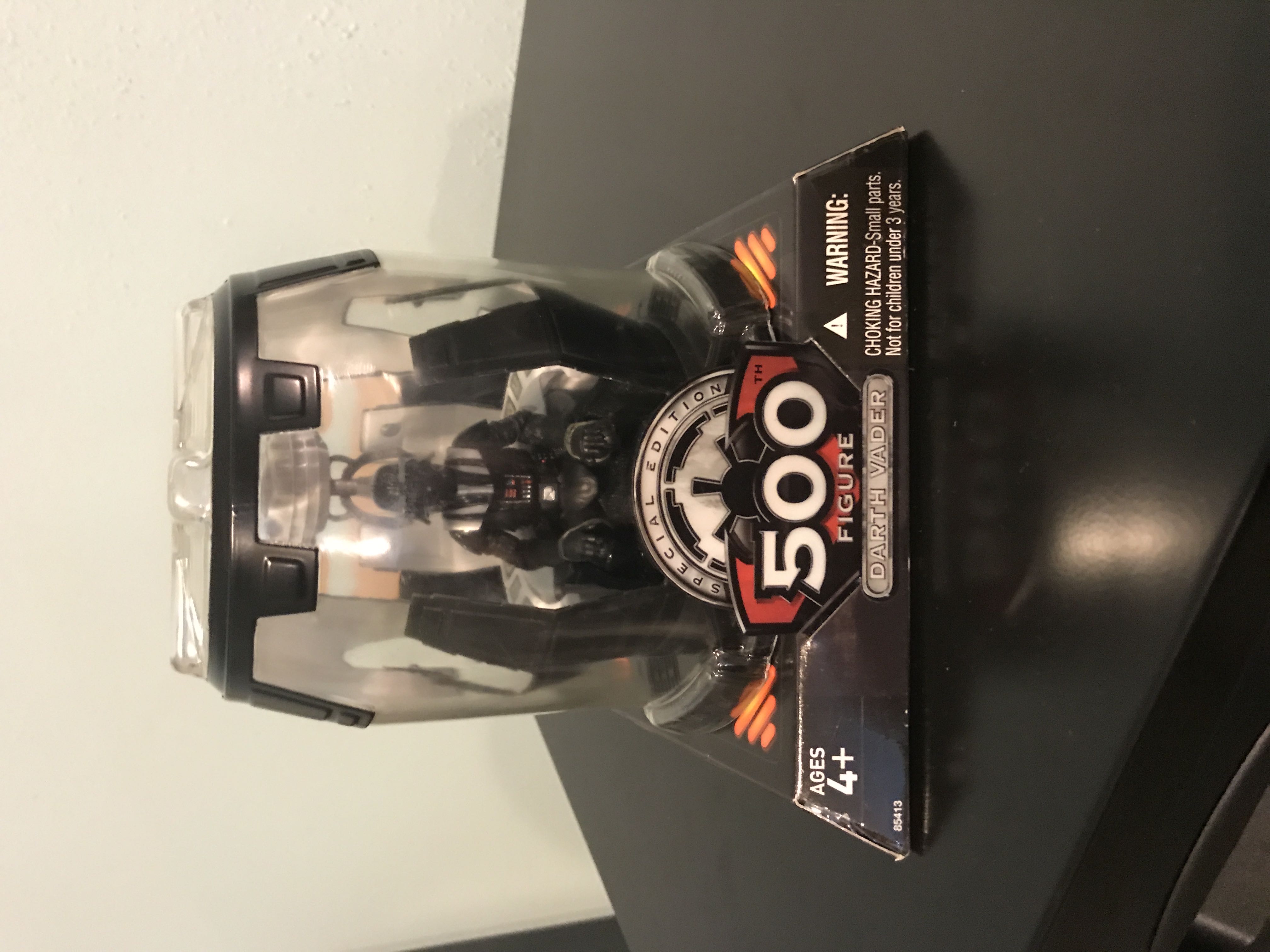 Exclusive Darth Vader 500th Figure - Hasbro (Star Wars The Vintage Collection) (2005 Revenge of the Sith) action figure collectible [Barcode 653569013648] - Main Image 3