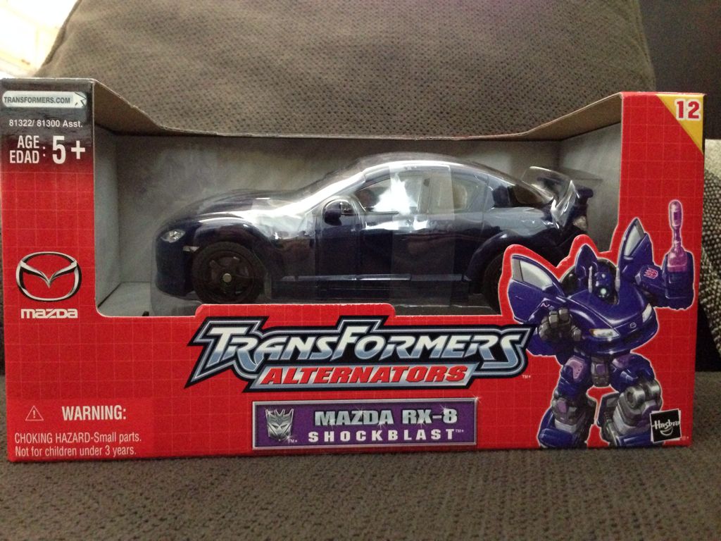 AT-12 | Shockblast™ (Mazda RX-8) - Hasbro (Transformers Alternators) action figure collectible [Barcode 653569013693] - Main Image 1