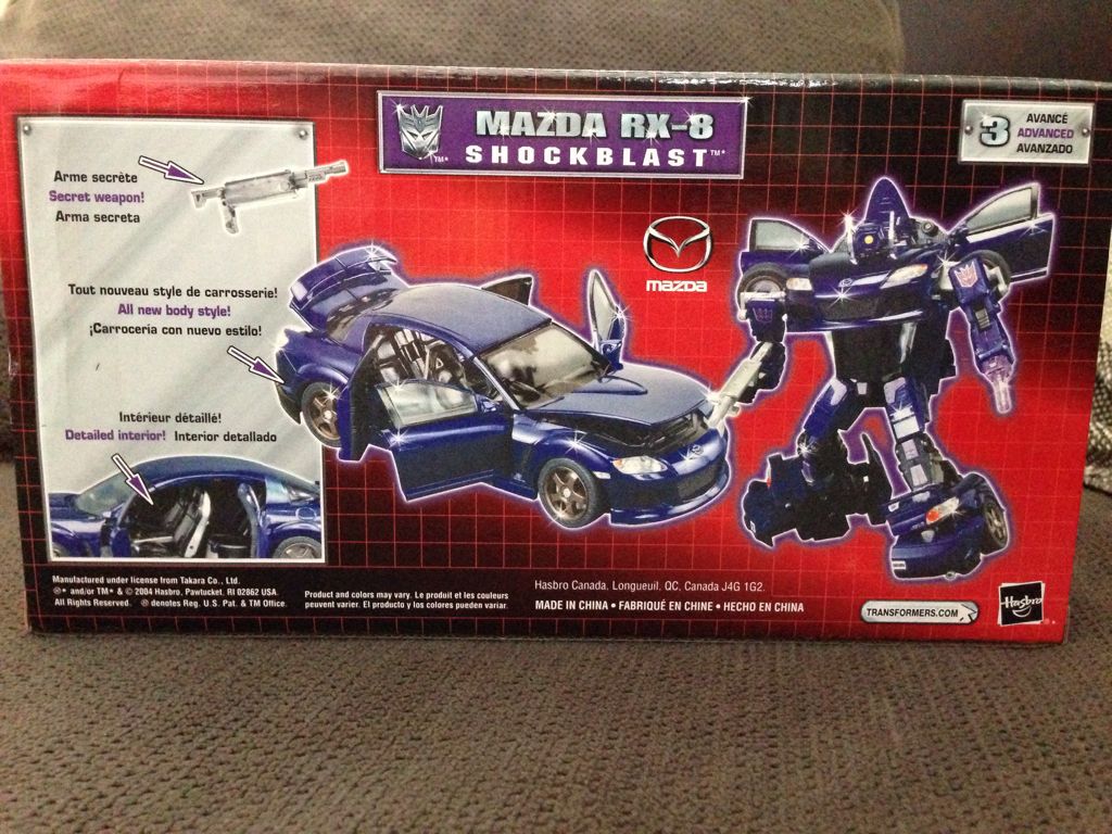 AT-12 | Shockblast™ (Mazda RX-8) - Hasbro (Transformers Alternators) action figure collectible [Barcode 653569013693] - Main Image 2