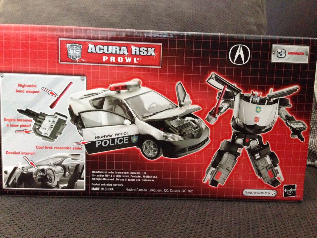 AT-16 | Prowl® (Acura RSX) - Hasbro (Transformers Alternators) action figure collectible [Barcode 653569013723] - Main Image 2