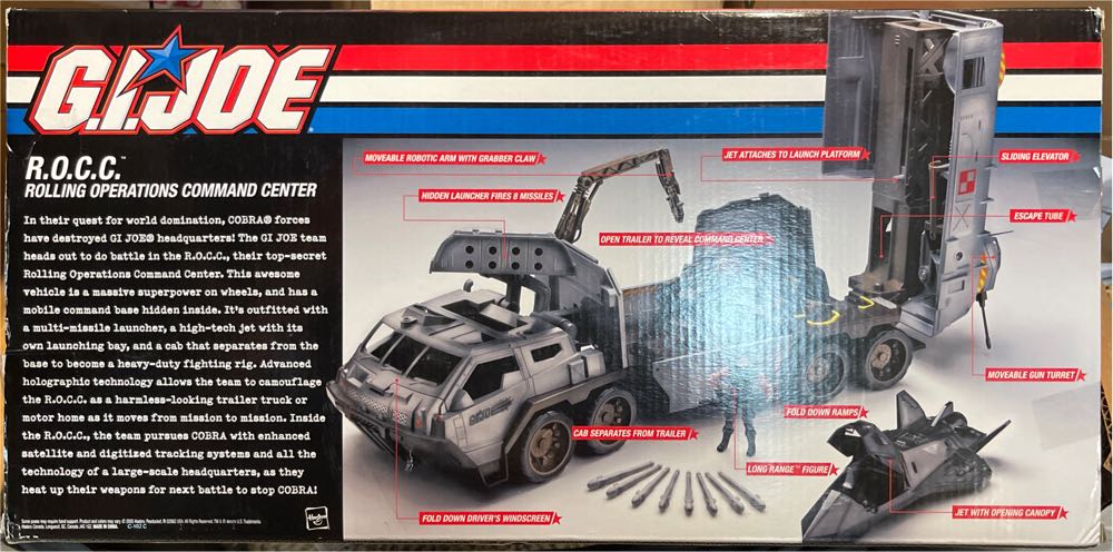 R.O.C.C. Rolling Operation’s Command Center - Hasbro (G.I. Joe) action figure collectible [Barcode 653569015413] - Main Image 2