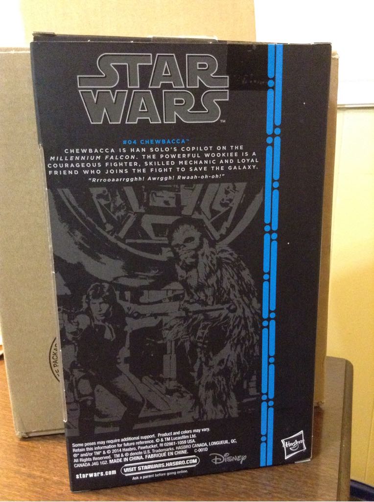 Original Trilogy Collection A New Hope Vintage 15 Inch Chewbacca - Hasbro (A New Hope) action figure collectible [Barcode 653569018117] - Main Image 2