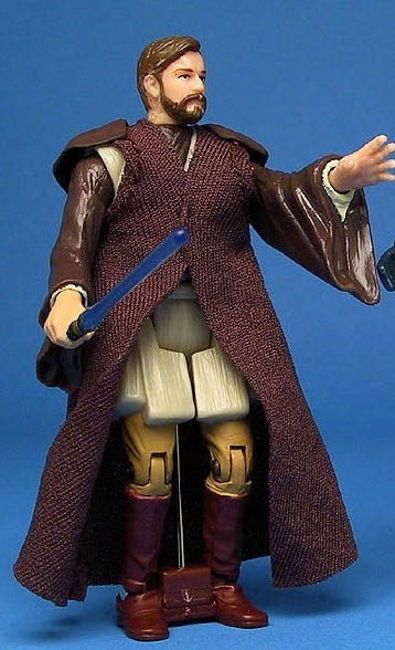 Obi-Wan Kenobi (Force Jump Attack) - Hasbro (Star Wars - Revenge Of The Sith) action figure collectible [Barcode 653569018827] - Main Image 3