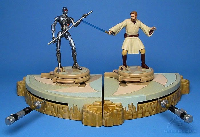 Bodyguard vs Obi-Wan - Star Wars Battle Arena (Revenge Of The Sith) - Hasbro (Star Wars) action figure collectible [Barcode 653569024026] - Main Image 4