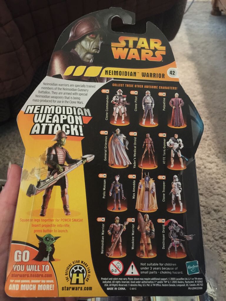 Neimoidian Warrior - Hasbro (Revenge Of The Sith) action figure collectible [Barcode 653569024453] - Main Image 2