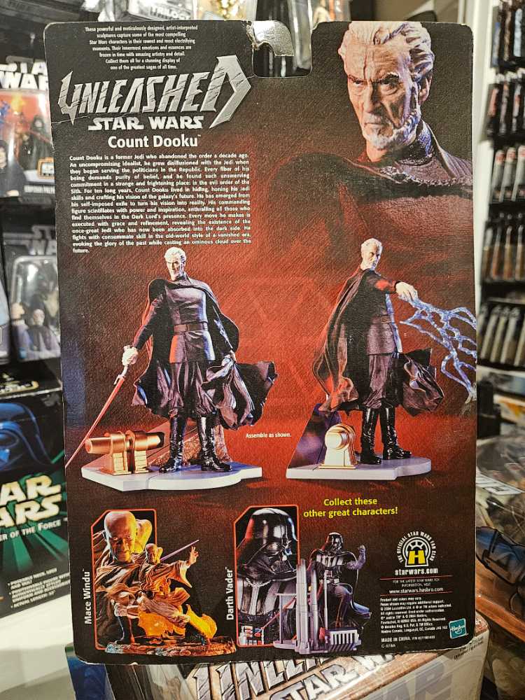 Star Wars Unleashed: Count Dooku - Hasbro (Star Wars: Attack Of The Clones) action figure collectible [Barcode 653569024477] - Main Image 2