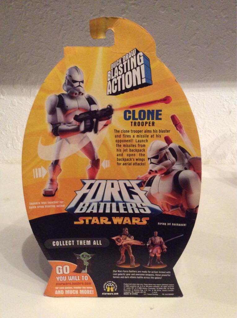 Clone Trooper  (Force Battlers) action figure collectible [Barcode 653569029083] - Main Image 2