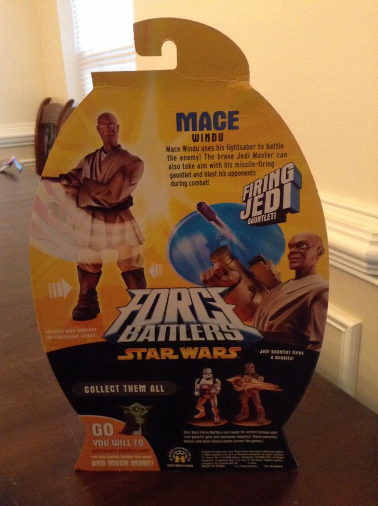 Mace Windu - Hasbro (Force Battlers) action figure collectible [Barcode 653569029090] - Main Image 2