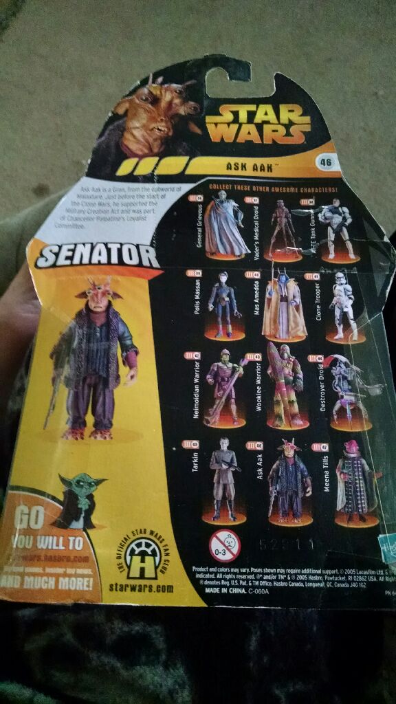 Ask Aak - Hasbro (Star Wars - Revenge Of The Sith) action figure collectible [Barcode 653569037231] - Main Image 2