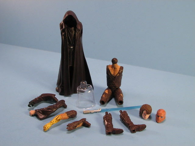 Anakin Skywalker (Battle Damage) - Hasbro (Revenge Of The Sith) action figure collectible [Barcode 653569039709] - Main Image 3