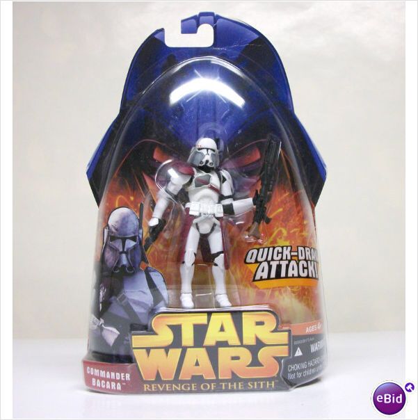 Commander Bacara - Star Wars (Revenge Of The Sith) - Hasbro (Star Wars) action figure collectible [Barcode 653569039716] - Main Image 2
