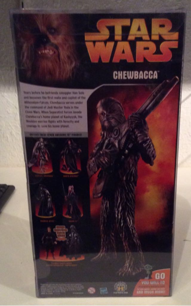 12” Chewbacca - Hasbro (2005 Revenge of the Sith) action figure collectible [Barcode 653569046875] - Main Image 2